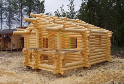 Деревянные срубы бань